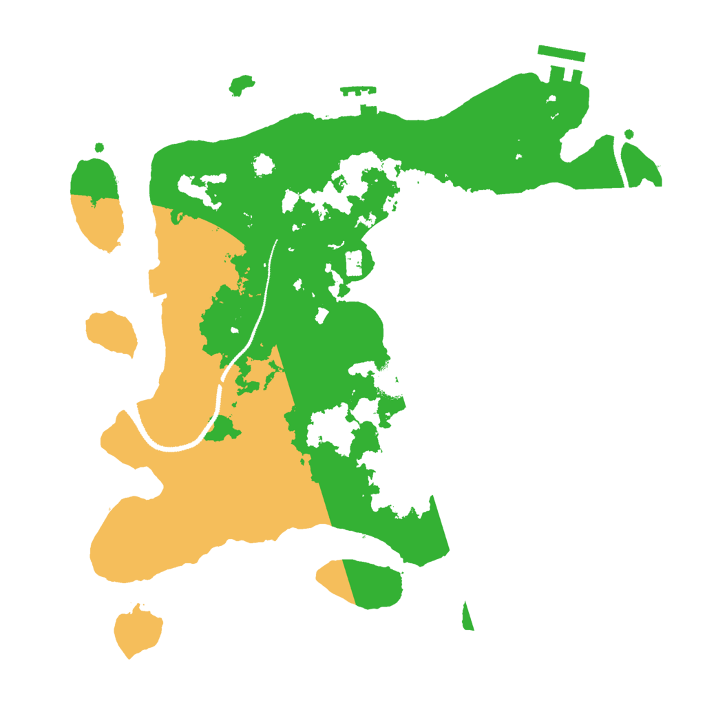Biome Rust Map: Procedural Map, Size: 3000, Seed: 1692905447
