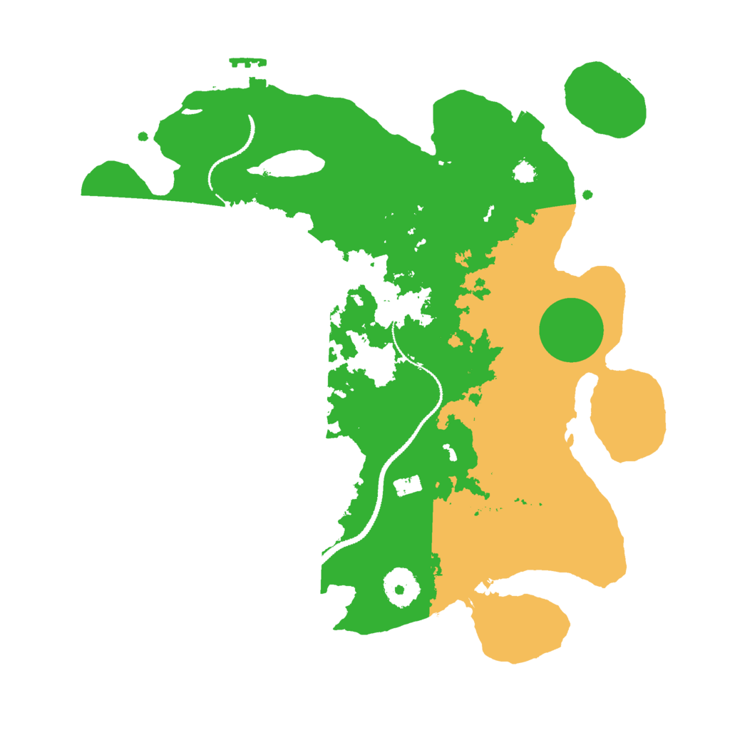 Biome Rust Map: Procedural Map, Size: 3000, Seed: 14009