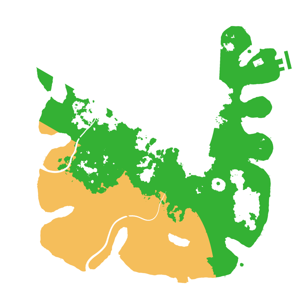 Biome Rust Map: Procedural Map, Size: 3300, Seed: 1864251029