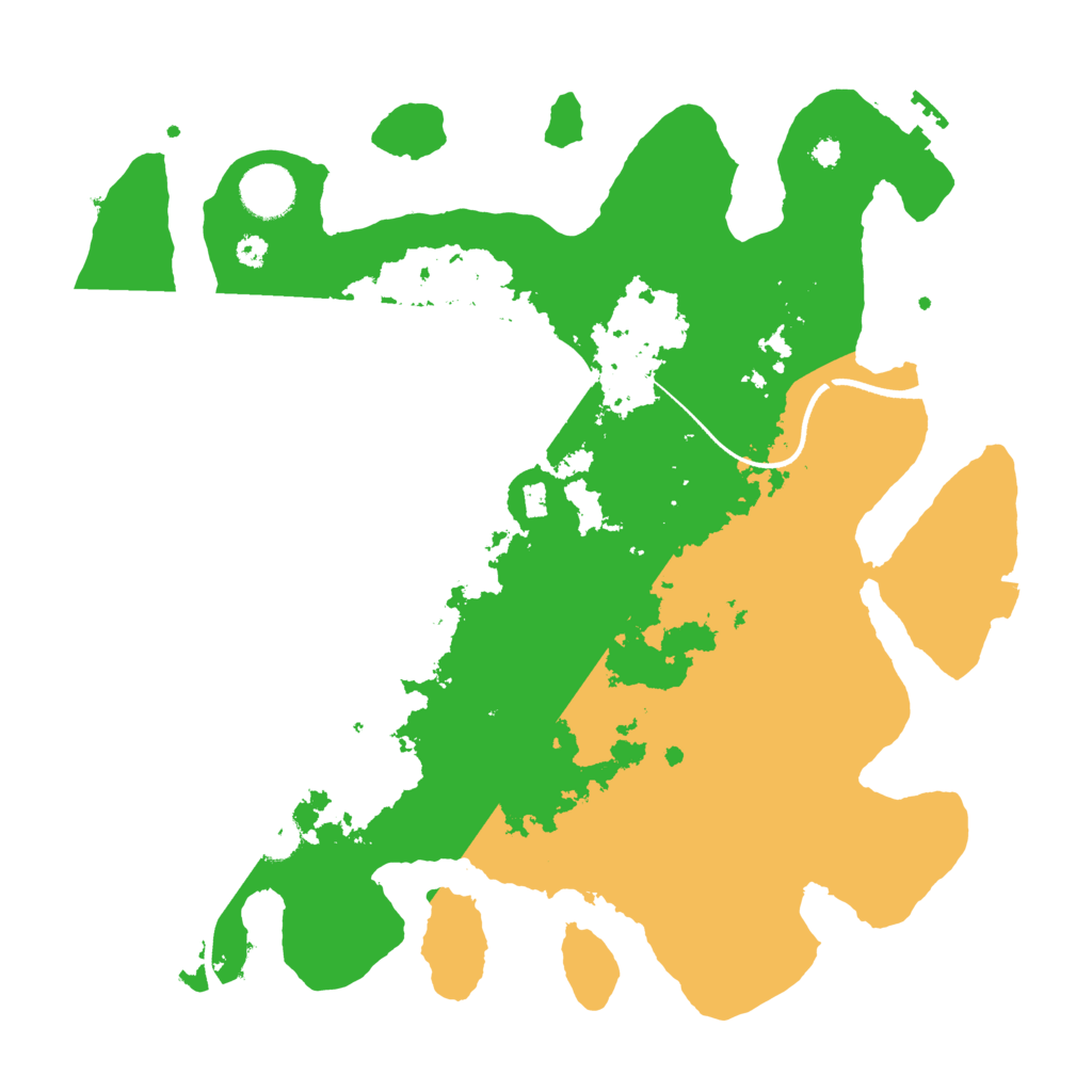 Biome Rust Map: Procedural Map, Size: 3500, Seed: 547702370