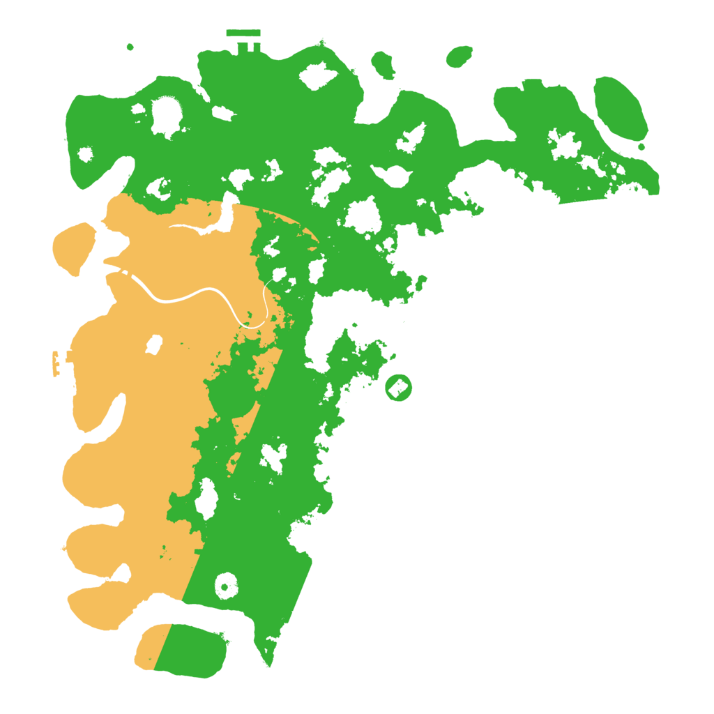 Biome Rust Map: Procedural Map, Size: 4250, Seed: 8484