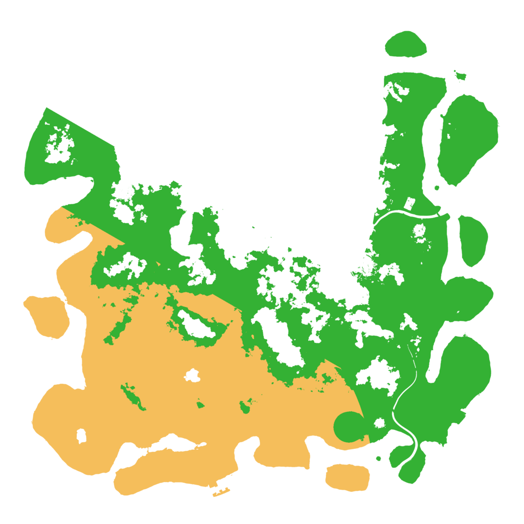Biome Rust Map: Procedural Map, Size: 4500, Seed: 12394501