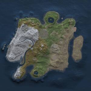 Thumbnail Rust Map: Procedural Map, Size: 2250, Seed: 2001972299, 6 Monuments