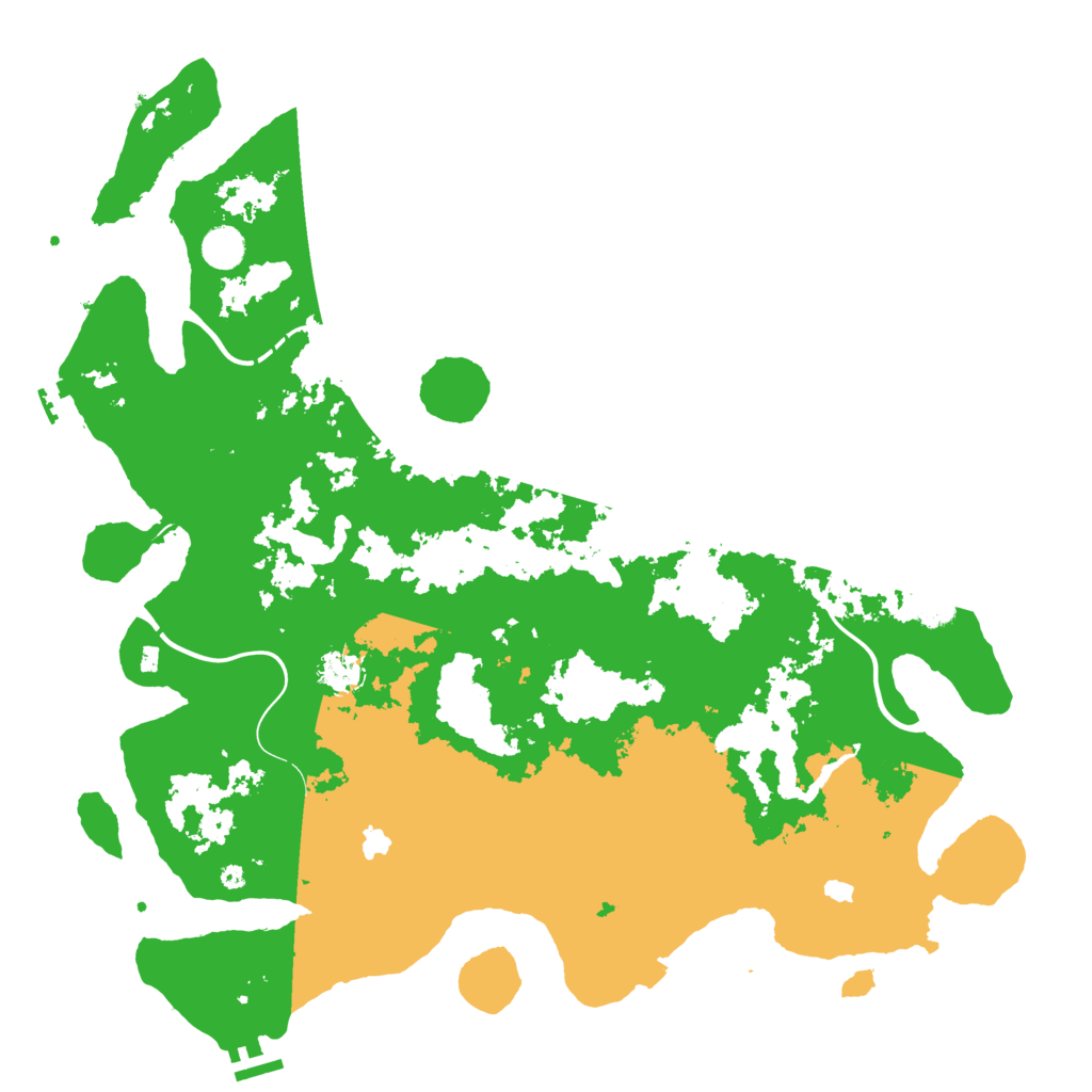 Biome Rust Map: Procedural Map, Size: 4500, Seed: 7980252