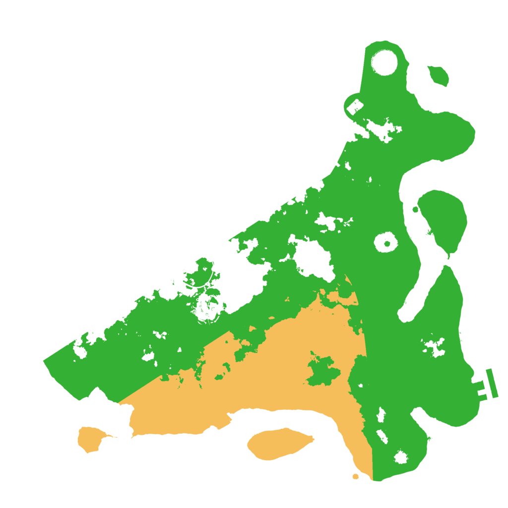 Biome Rust Map: Procedural Map, Size: 3500, Seed: 3738
