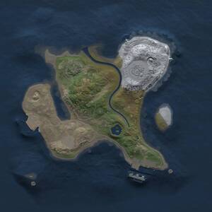 Thumbnail Rust Map: Procedural Map, Size: 2000, Seed: 2107545788, 4 Monuments