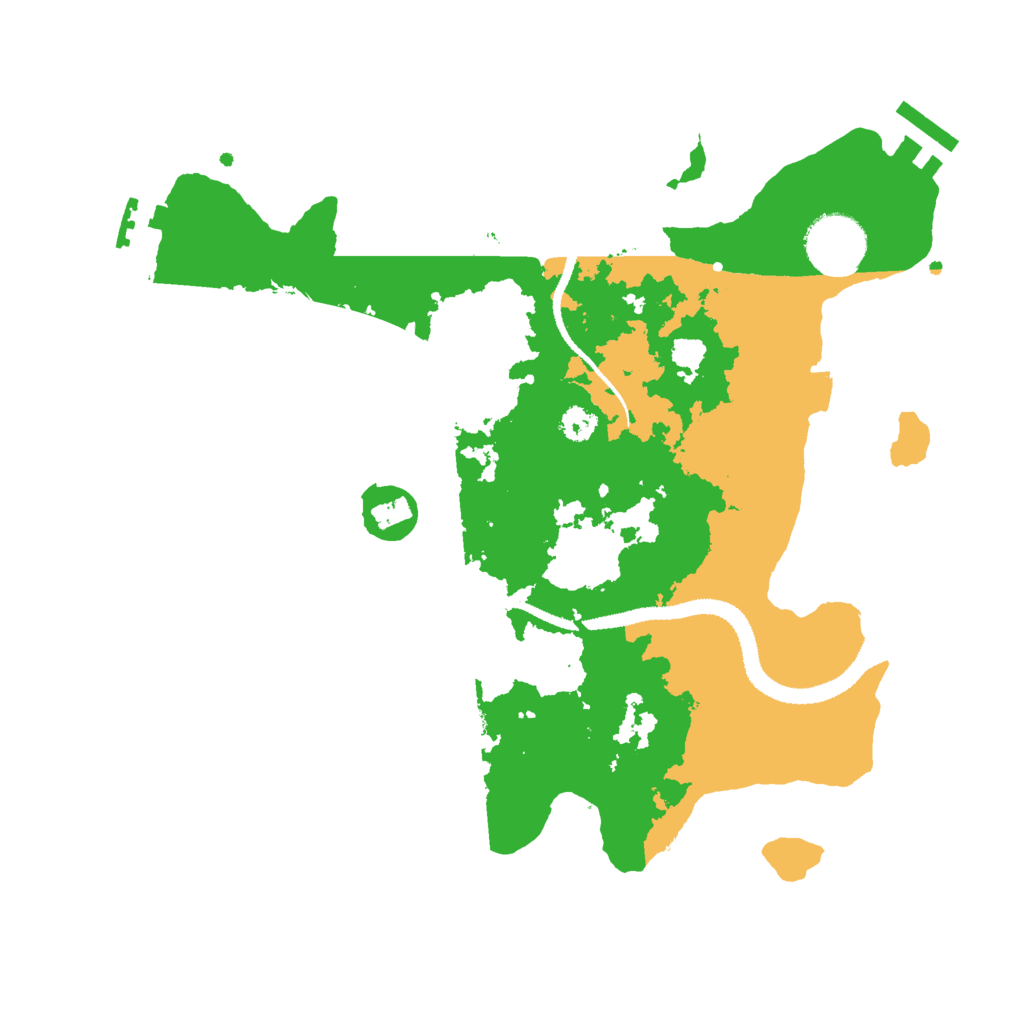 Biome Rust Map: Procedural Map, Size: 3000, Seed: 648236