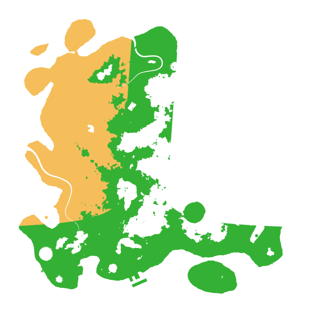 Biome Rust Map: Procedural Map, Size: 4000, Seed: 128873283