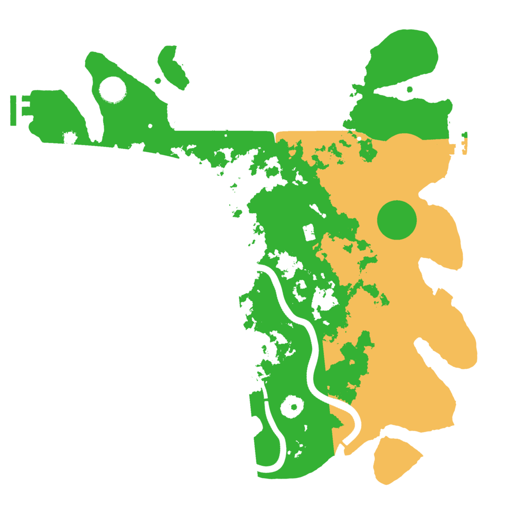 Biome Rust Map: Procedural Map, Size: 3500, Seed: 69757