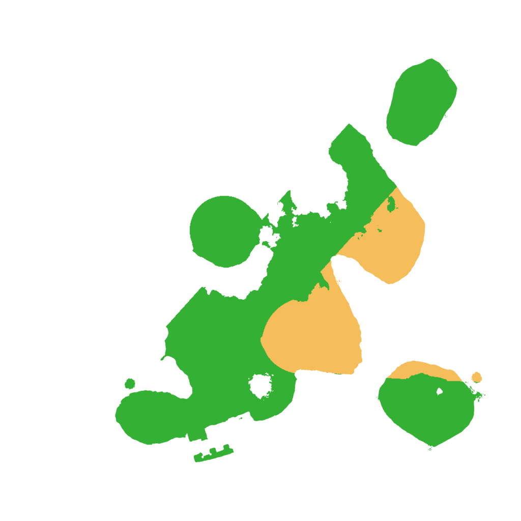 Biome Rust Map: Procedural Map, Size: 2000, Seed: 137043706