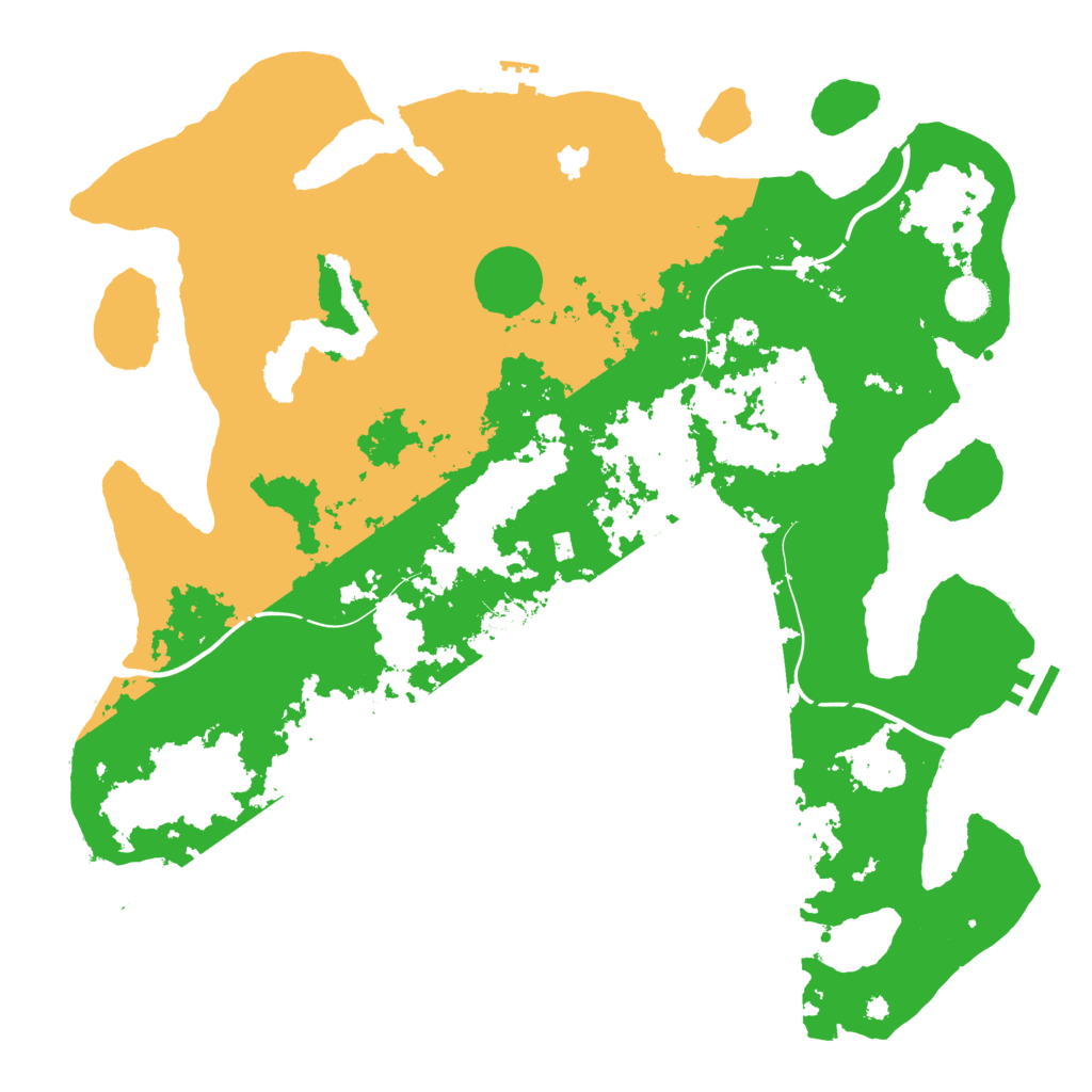 Biome Rust Map: Procedural Map, Size: 4250, Seed: 477913281