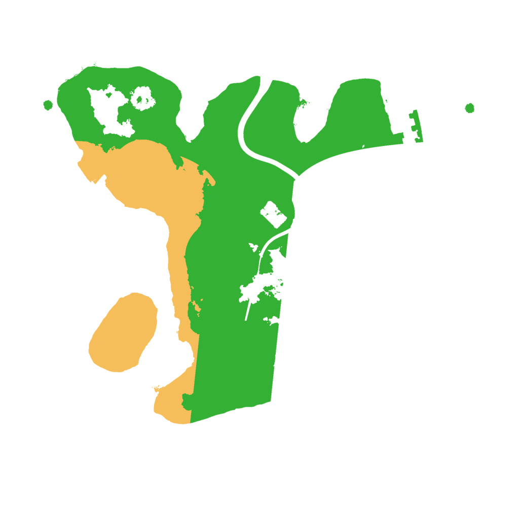 Biome Rust Map: Procedural Map, Size: 2200, Seed: 1575154194