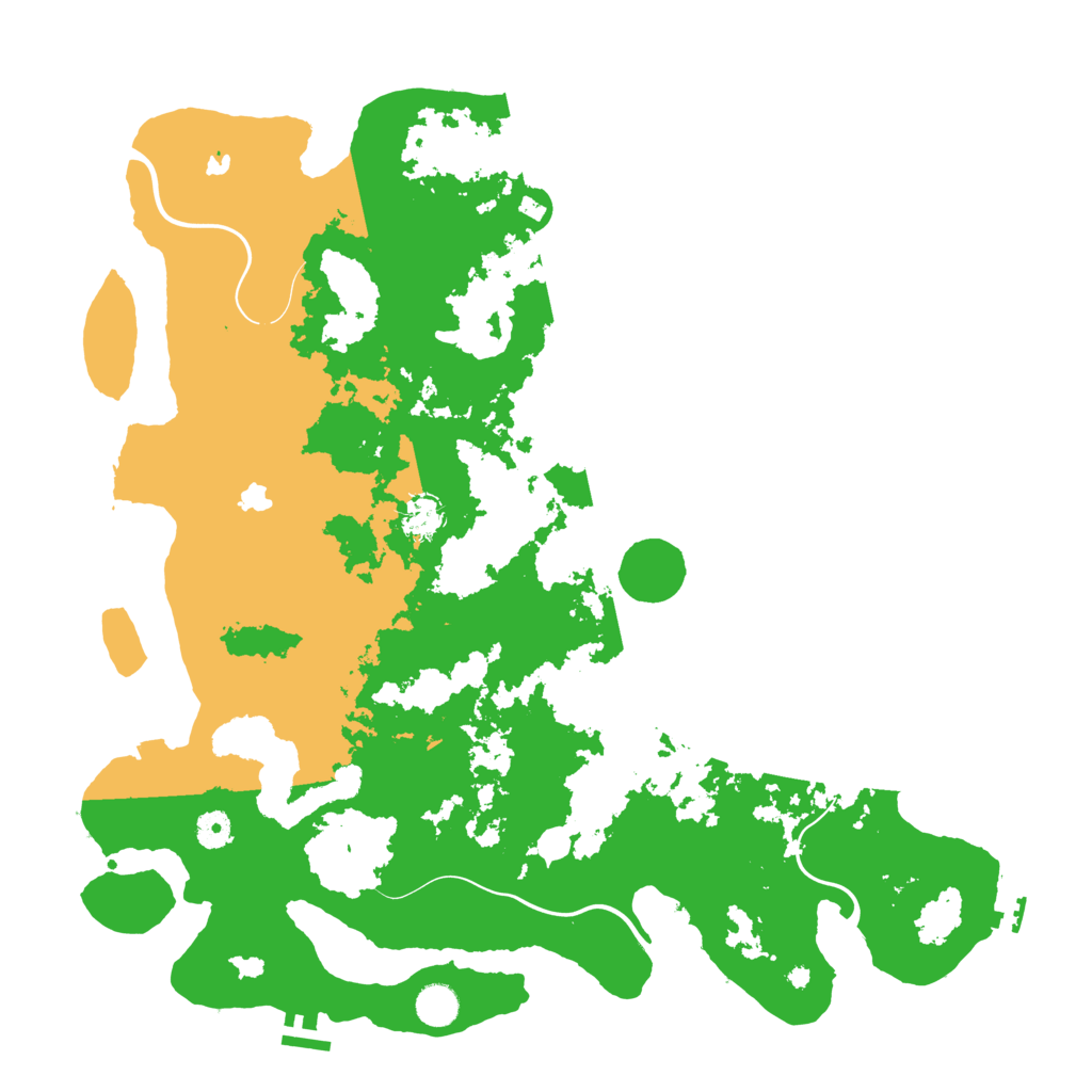 Biome Rust Map: Procedural Map, Size: 4500, Seed: 1568129991