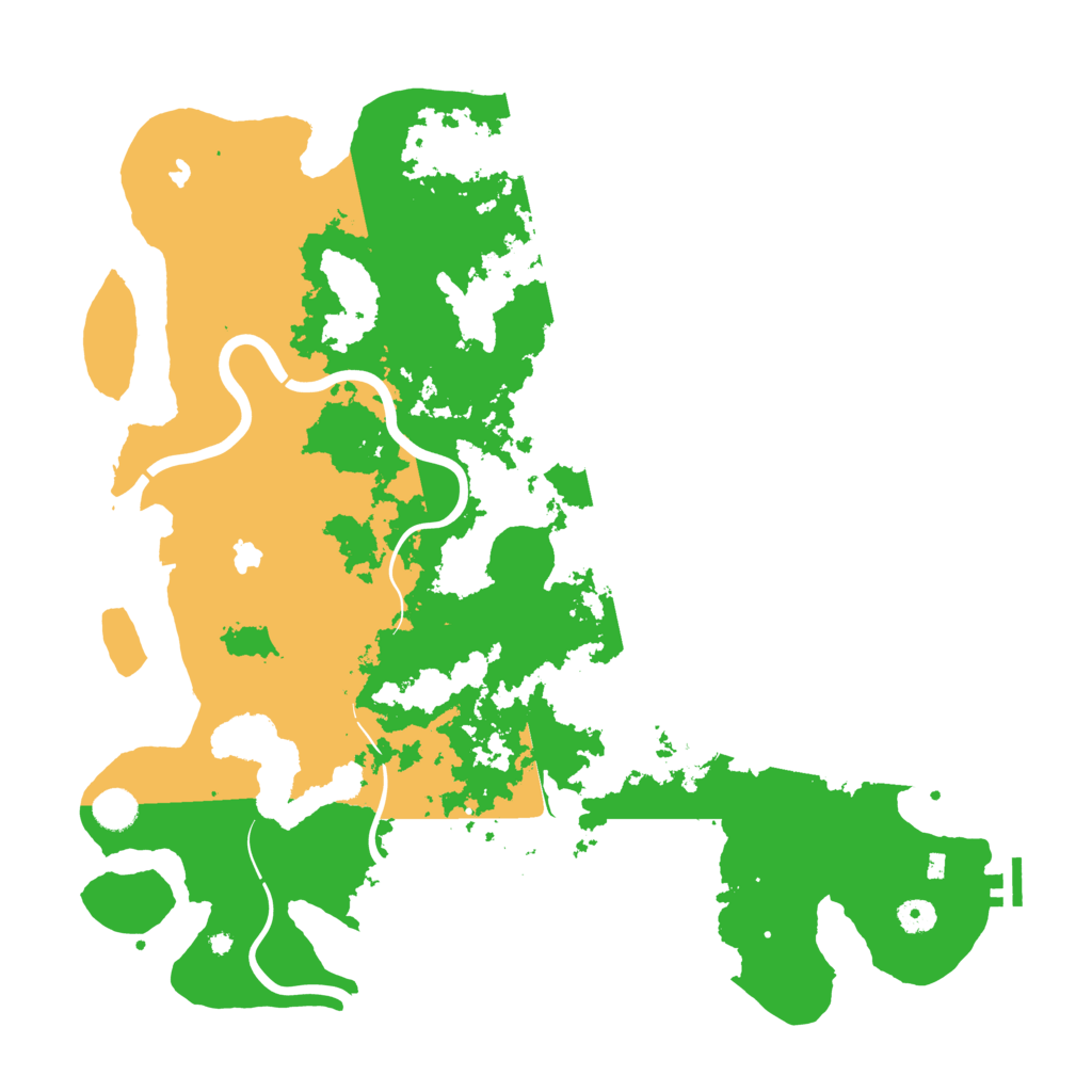 Biome Rust Map: Procedural Map, Size: 4500, Seed: 1568129991