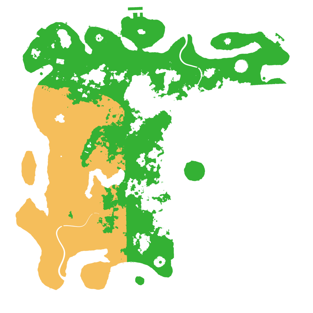 Biome Rust Map: Procedural Map, Size: 4300, Seed: 2836111