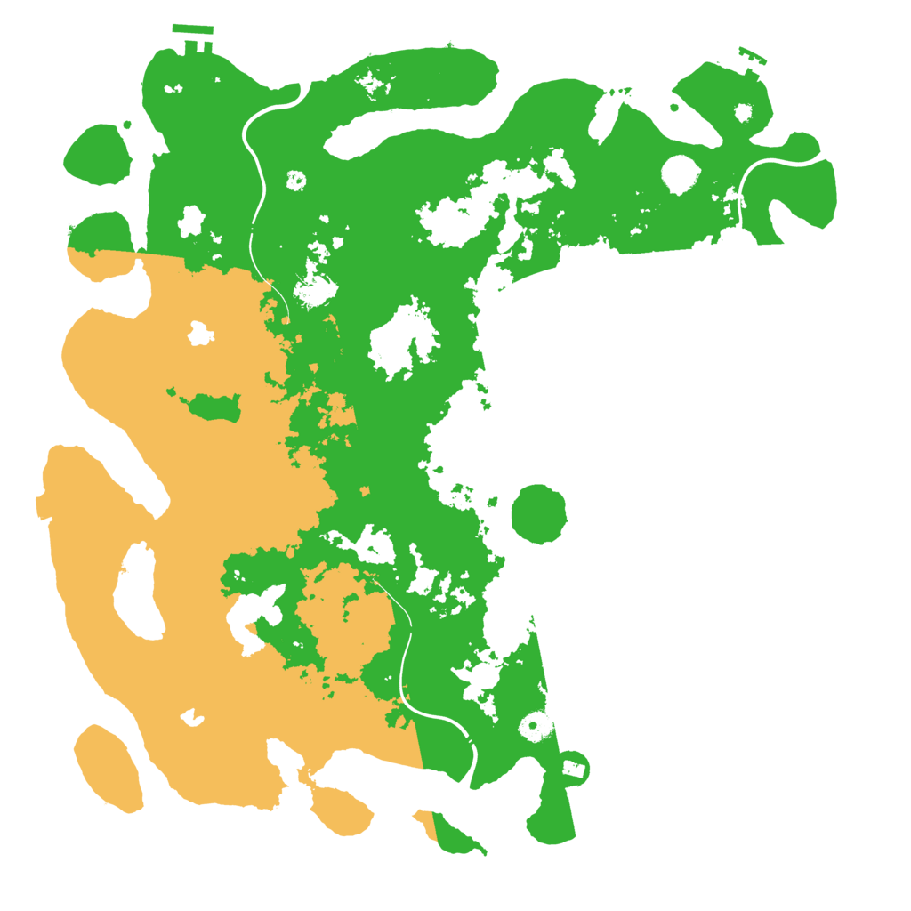 Biome Rust Map: Procedural Map, Size: 4500, Seed: 829665502