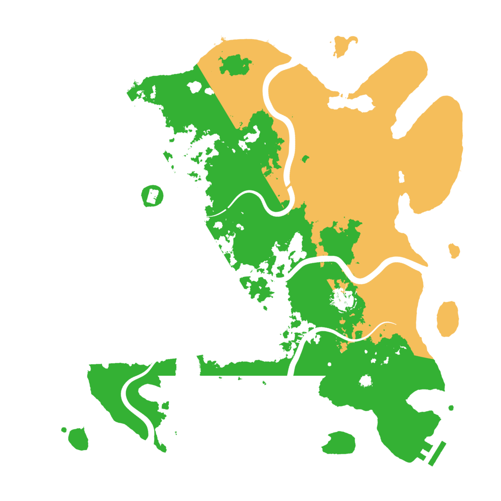 Biome Rust Map: Procedural Map, Size: 3750, Seed: 1335878723