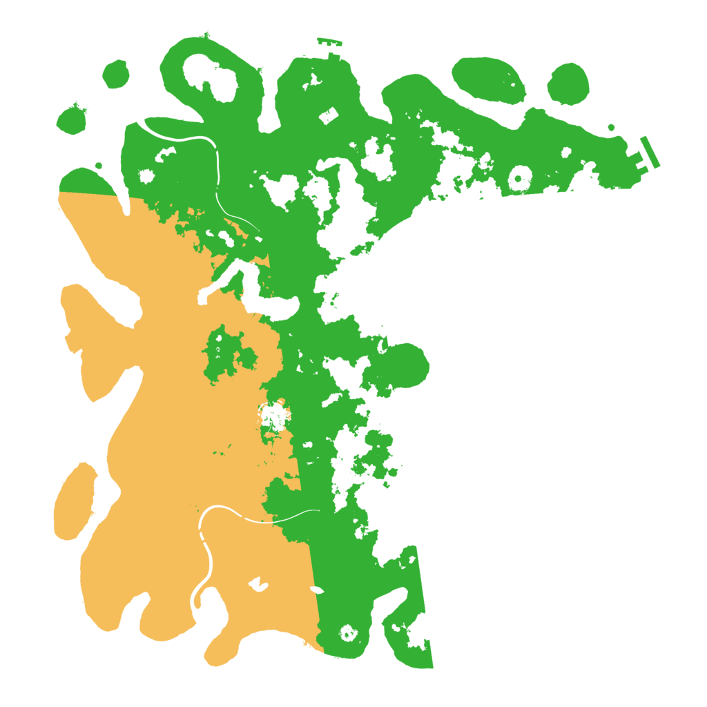 Biome Rust Map: Procedural Map, Size: 4250, Seed: 5139