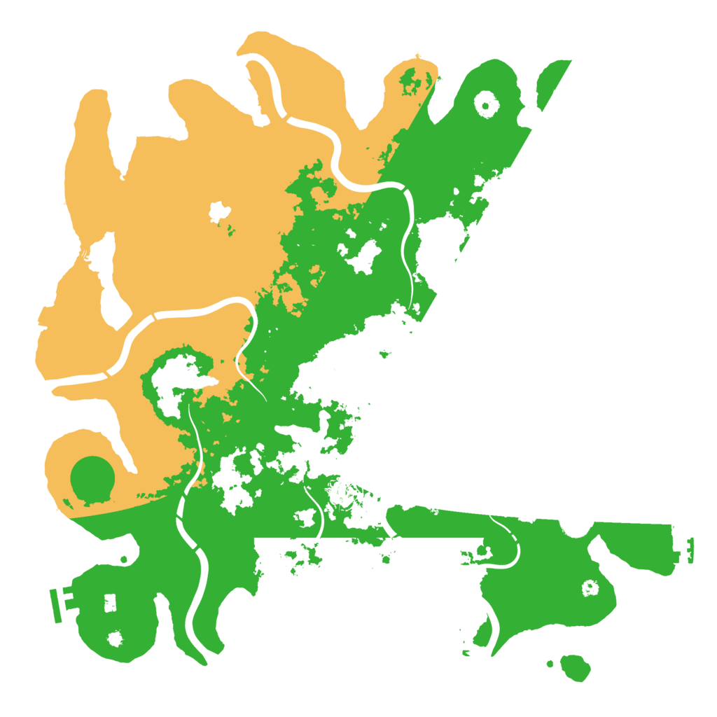 Biome Rust Map: Procedural Map, Size: 4250, Seed: 106286201