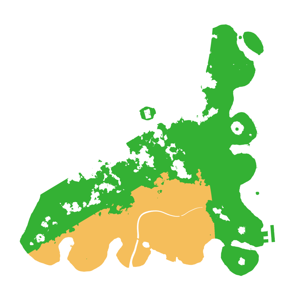 Biome Rust Map: Procedural Map, Size: 3500, Seed: 188723200