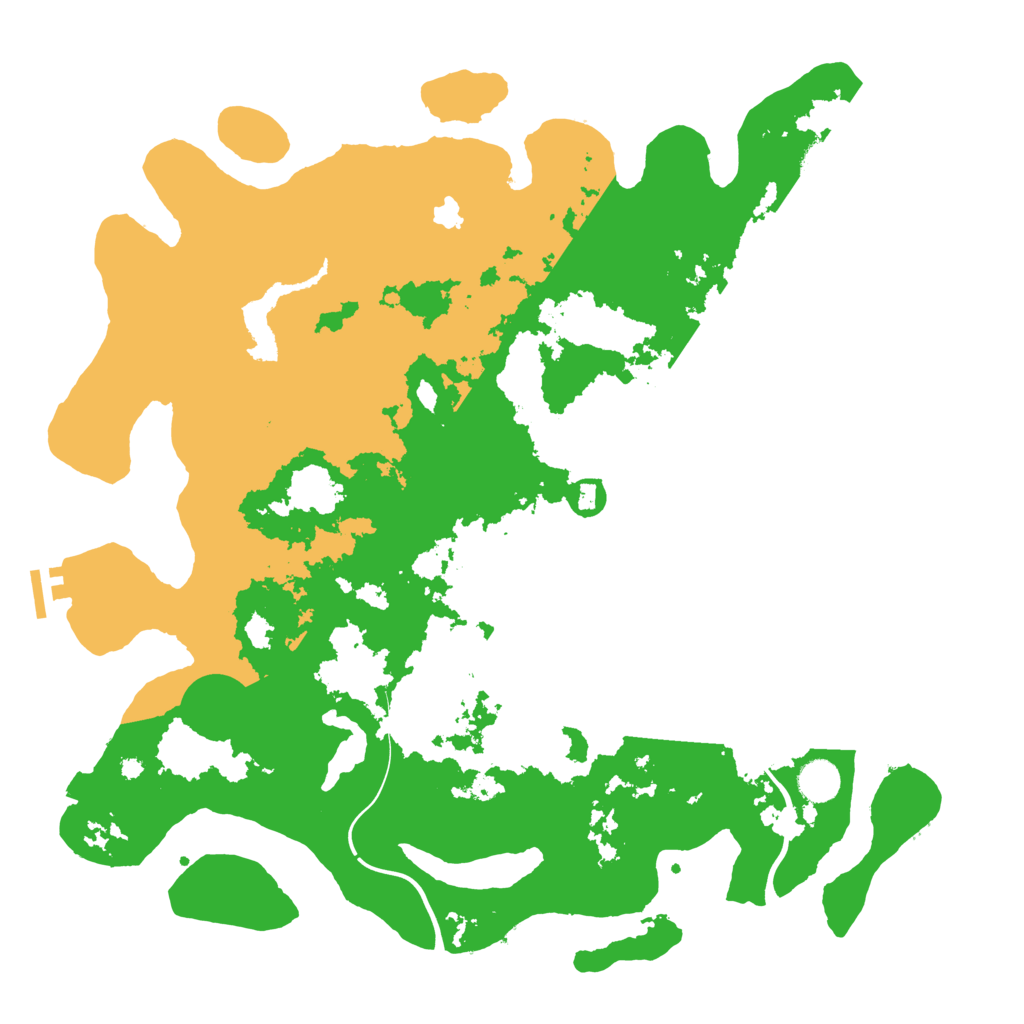 Biome Rust Map: Procedural Map, Size: 4250, Seed: 27519