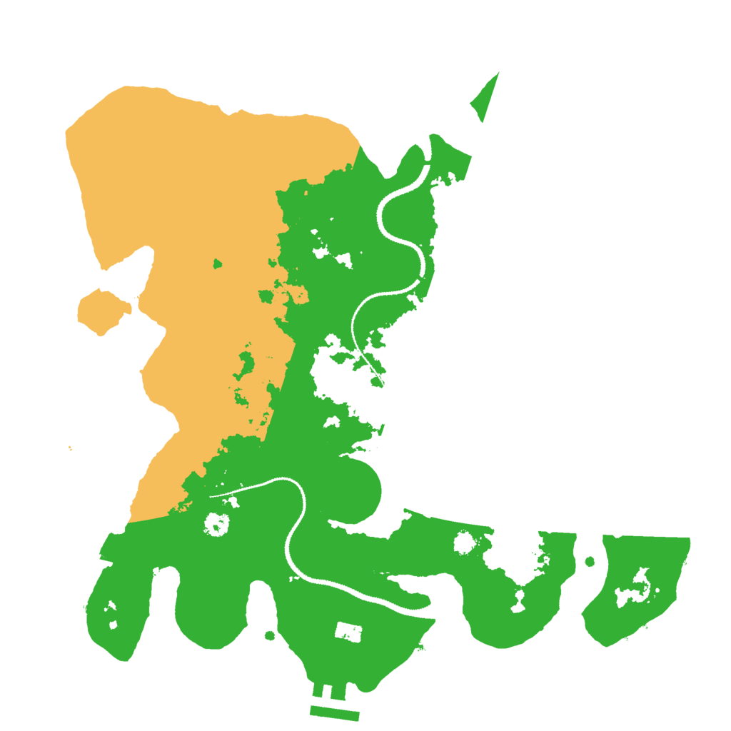 Biome Rust Map: Procedural Map, Size: 3000, Seed: 34269