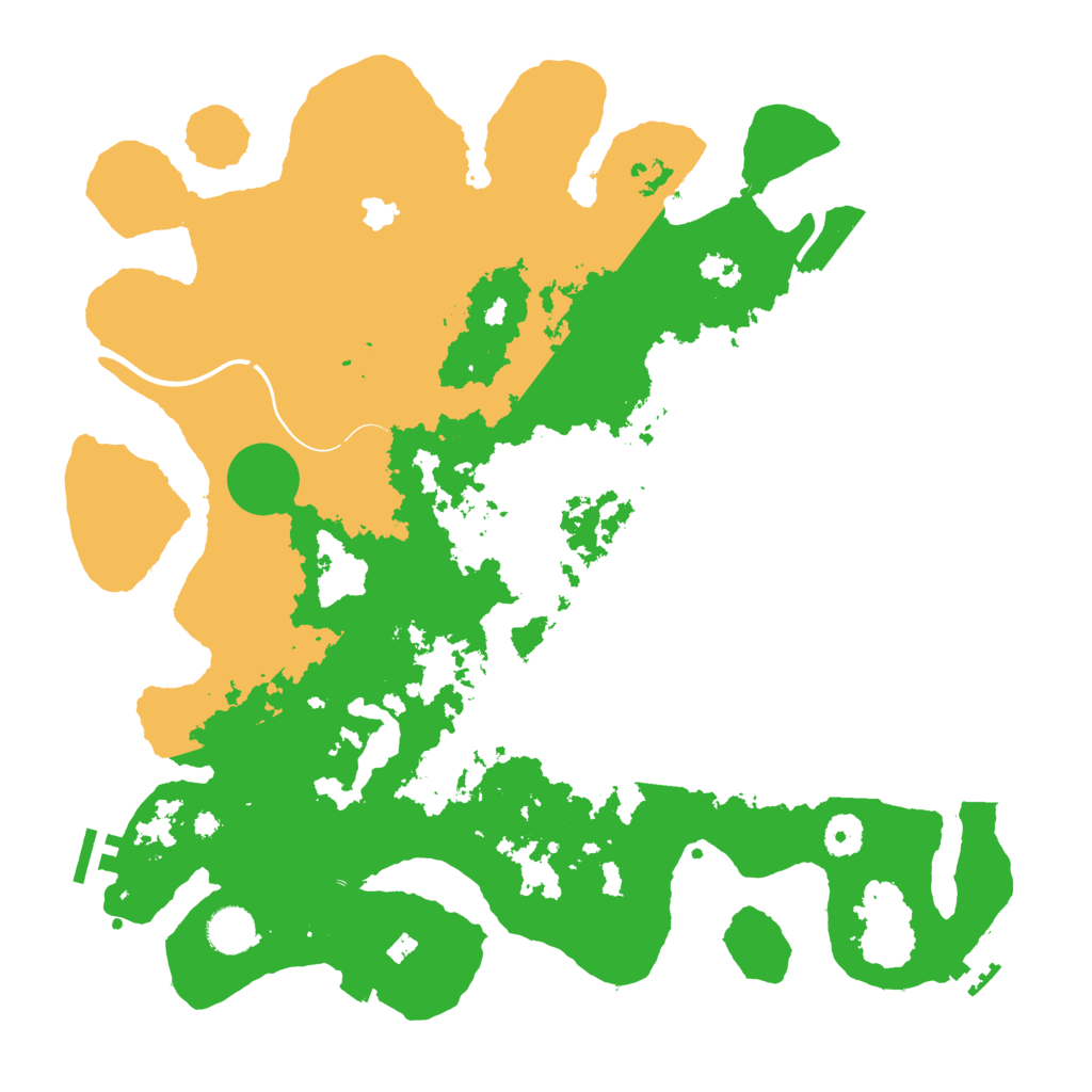 Biome Rust Map: Procedural Map, Size: 4000, Seed: 22221818