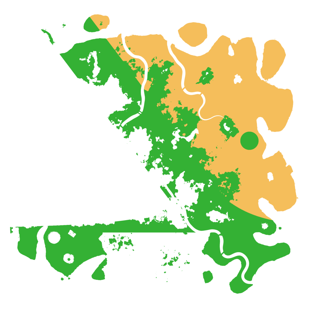 Biome Rust Map: Procedural Map, Size: 4500, Seed: 1288971876