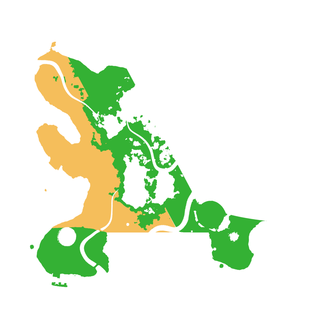 Biome Rust Map: Procedural Map, Size: 3000, Seed: 867425519