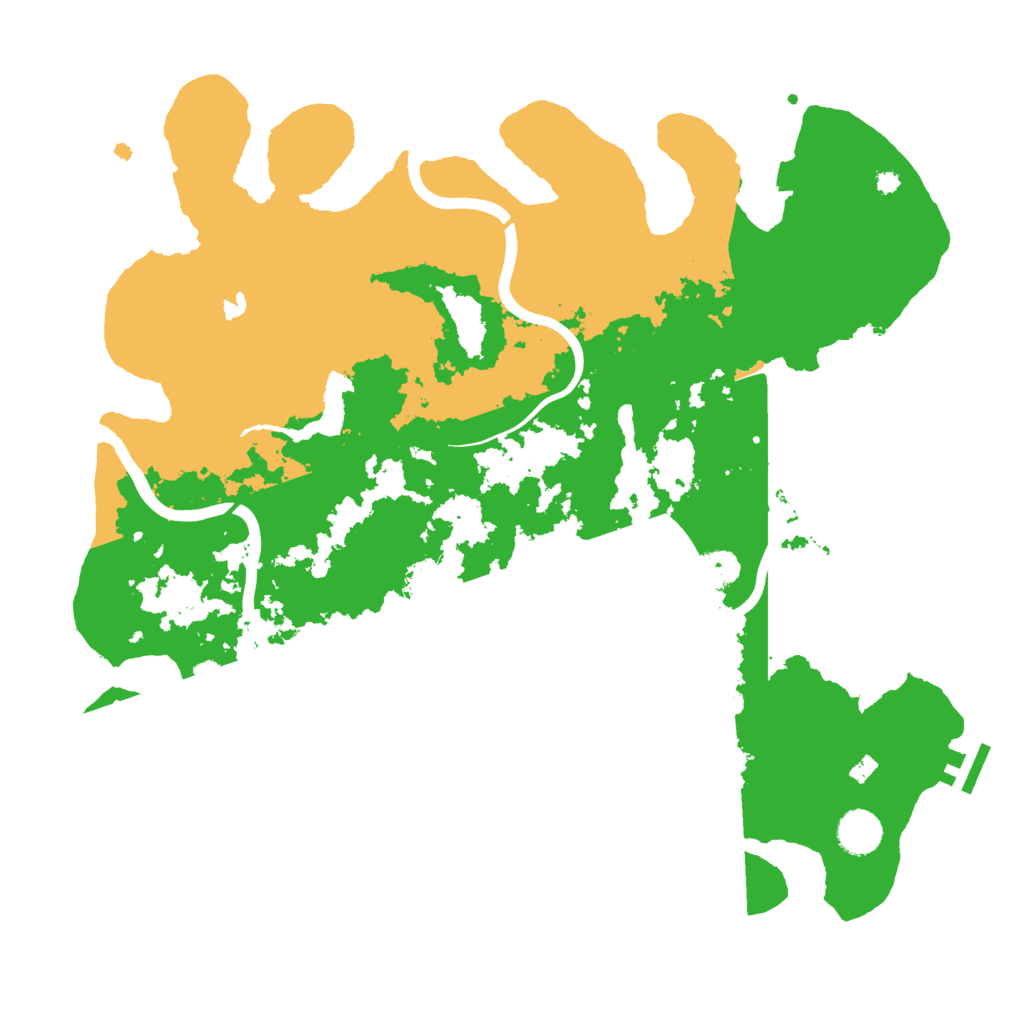 Biome Rust Map: Procedural Map, Size: 4000, Seed: 563666