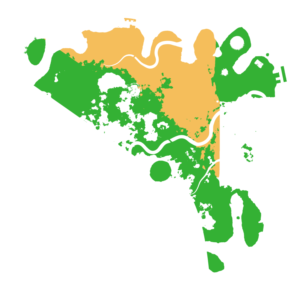 Biome Rust Map: Procedural Map, Size: 3750, Seed: 1090257191