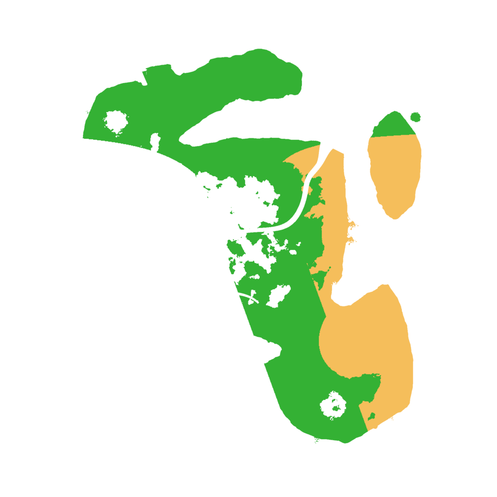 Biome Rust Map: Procedural Map, Size: 2000, Seed: 1560977076