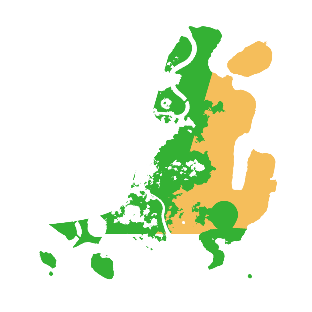 Biome Rust Map: Procedural Map, Size: 3000, Seed: 92415