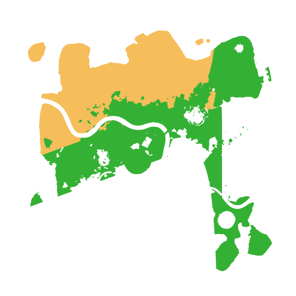 Biome Rust Map: Procedural Map, Size: 3100, Seed: 1677654984