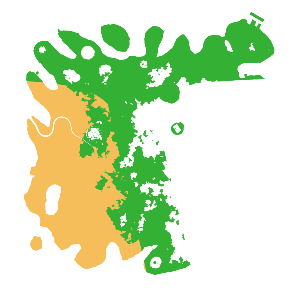 Biome Rust Map: Procedural Map, Size: 3900, Seed: 11223