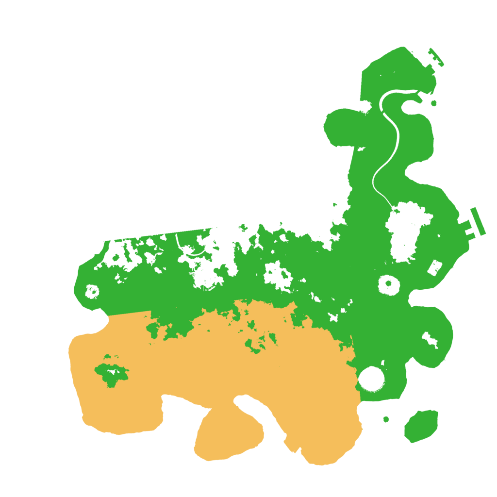 Biome Rust Map: Procedural Map, Size: 3500, Seed: 683437302