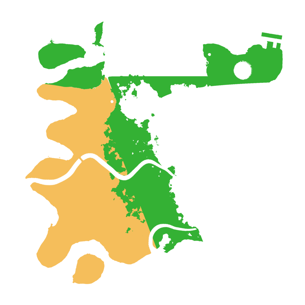 Biome Rust Map: Procedural Map, Size: 3000, Seed: 66278614
