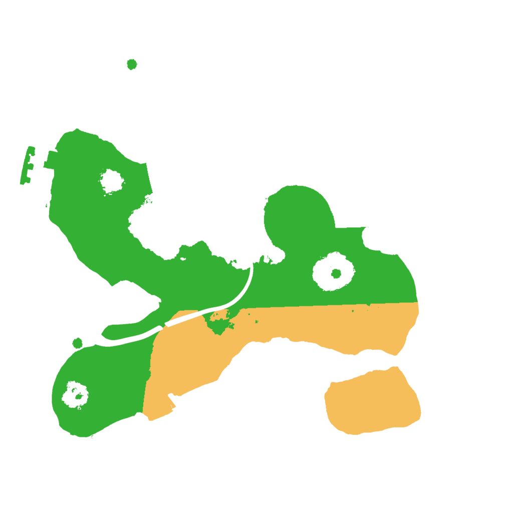 Biome Rust Map: Procedural Map, Size: 2000, Seed: 7734