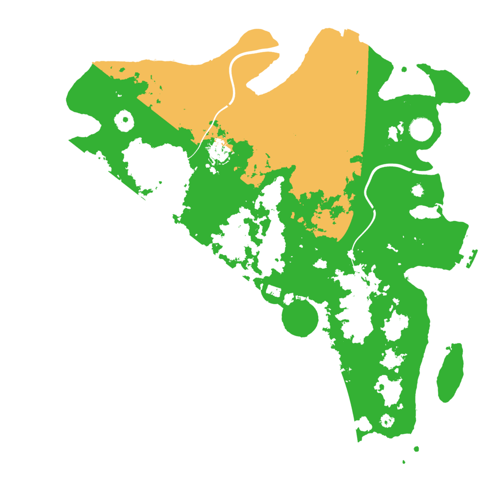 Biome Rust Map: Procedural Map, Size: 3750, Seed: 1304209797
