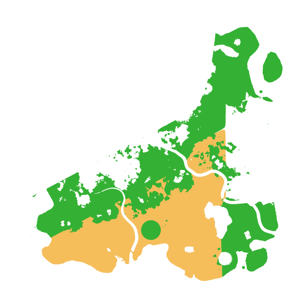 Biome Rust Map: Procedural Map, Size: 4050, Seed: 2000858084