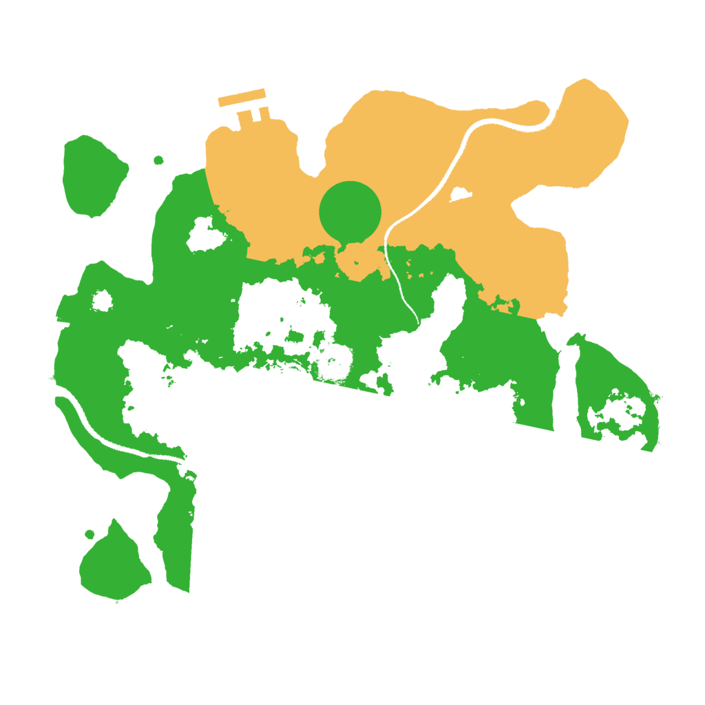Biome Rust Map: Procedural Map, Size: 3000, Seed: 1439044191