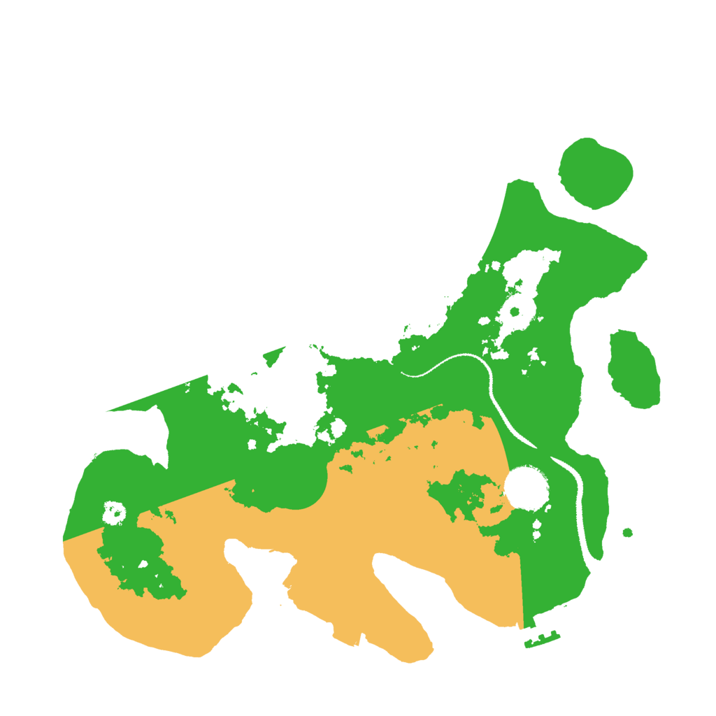 Biome Rust Map: Procedural Map, Size: 3000, Seed: 81626
