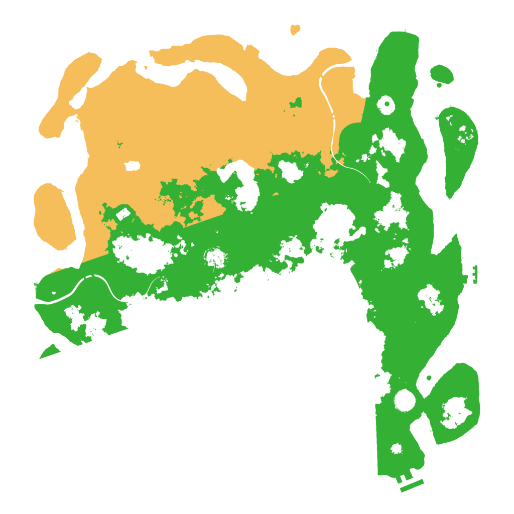 Biome Rust Map: Procedural Map, Size: 4250, Seed: 66961417