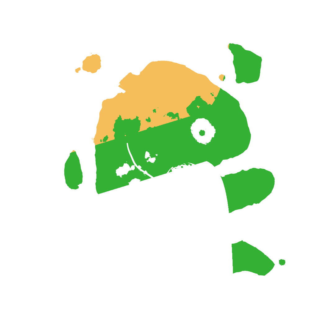 Biome Rust Map: Procedural Map, Size: 2000, Seed: 6723814