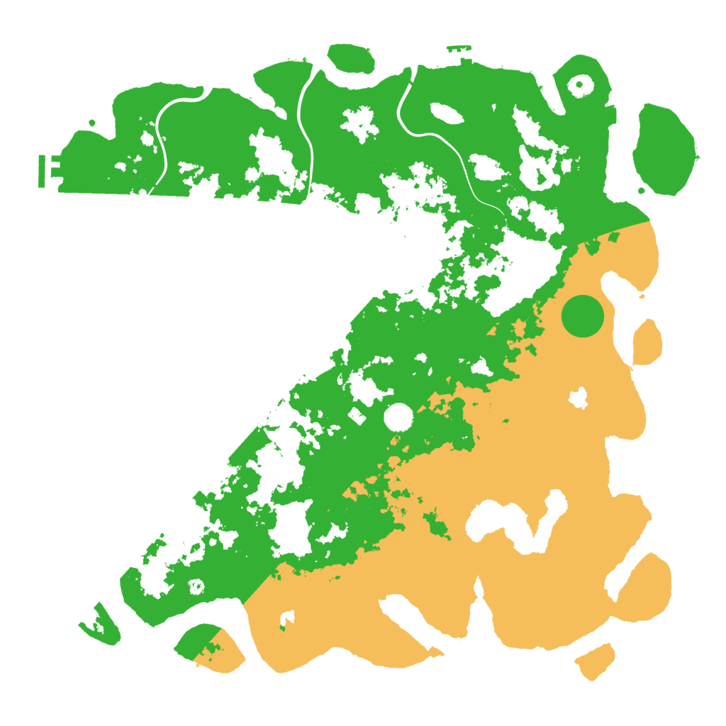 Biome Rust Map: Procedural Map, Size: 4500, Seed: 1467239424