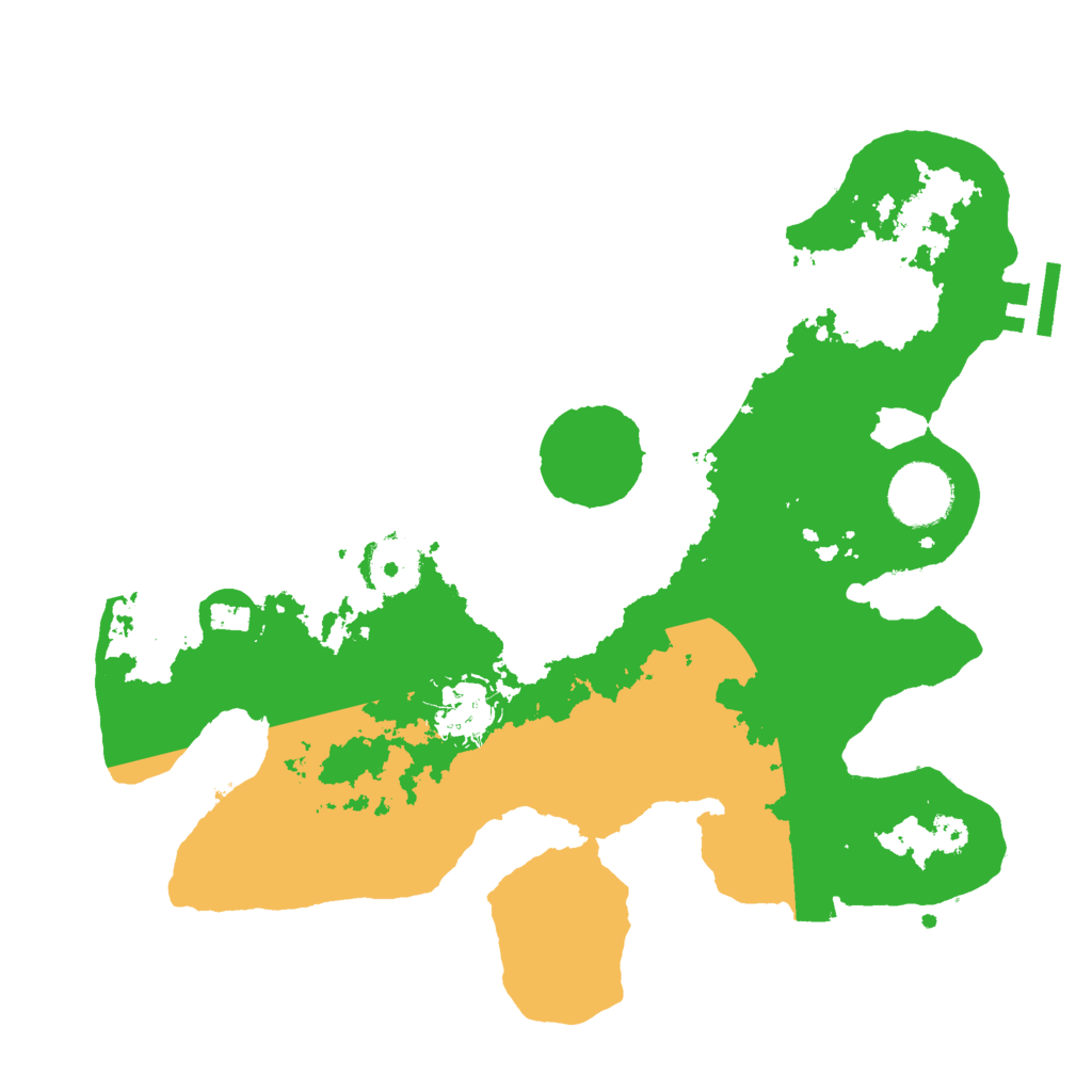 Biome Rust Map: Procedural Map, Size: 3000, Seed: 307323015