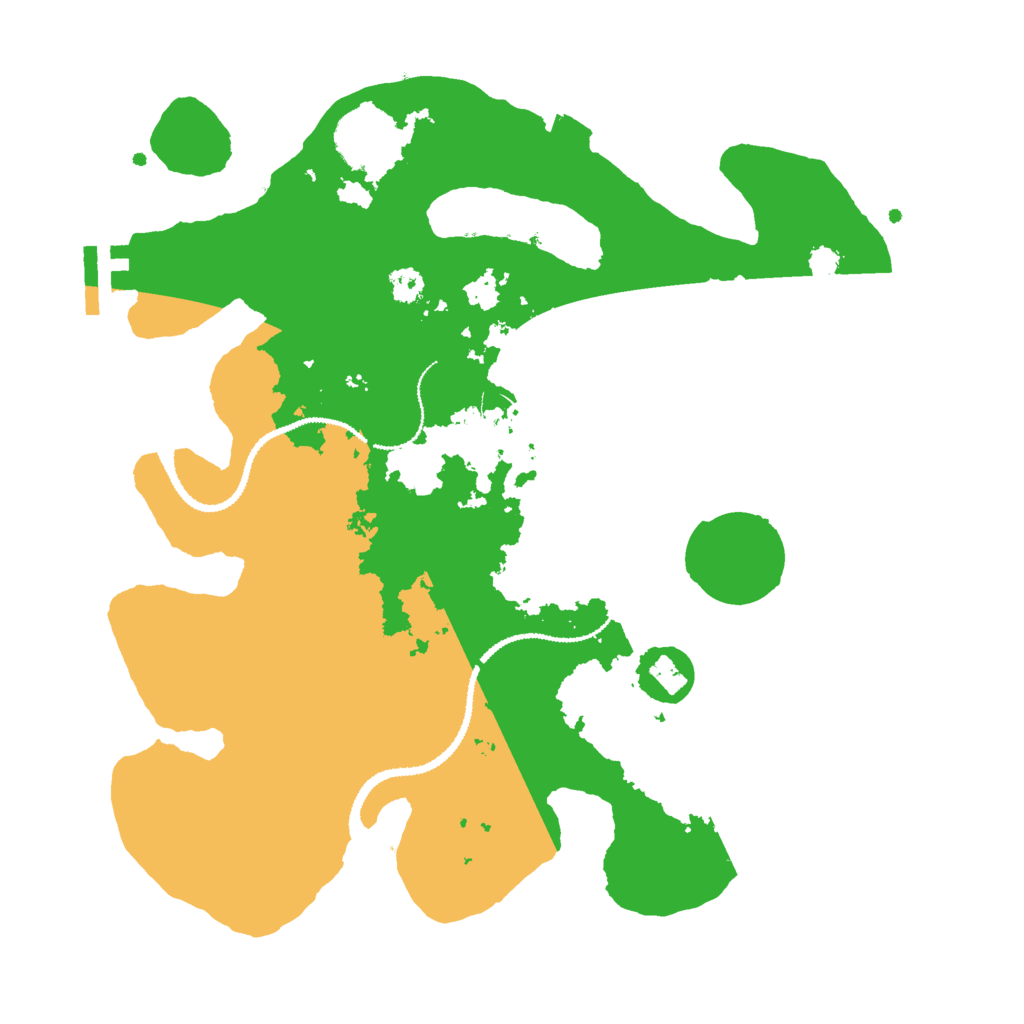 Biome Rust Map: Procedural Map, Size: 3000, Seed: 421642161
