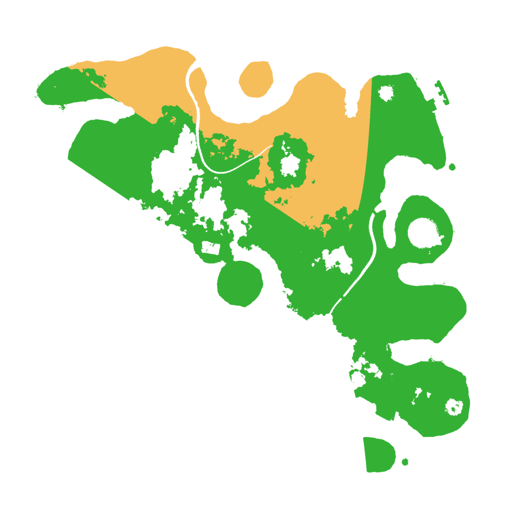 Biome Rust Map: Procedural Map, Size: 3000, Seed: 477996722