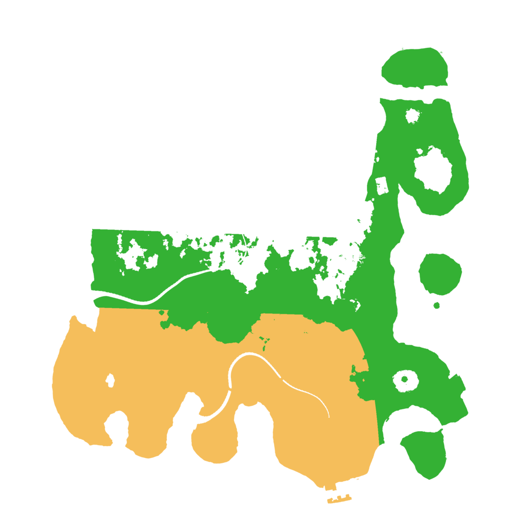Biome Rust Map: Procedural Map, Size: 3300, Seed: 436323636