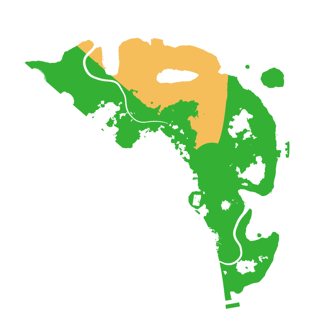 Biome Rust Map: Procedural Map, Size: 3000, Seed: 17080